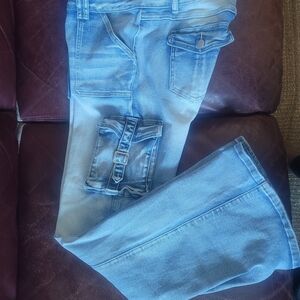 Women's Light Blue Flare Jeans